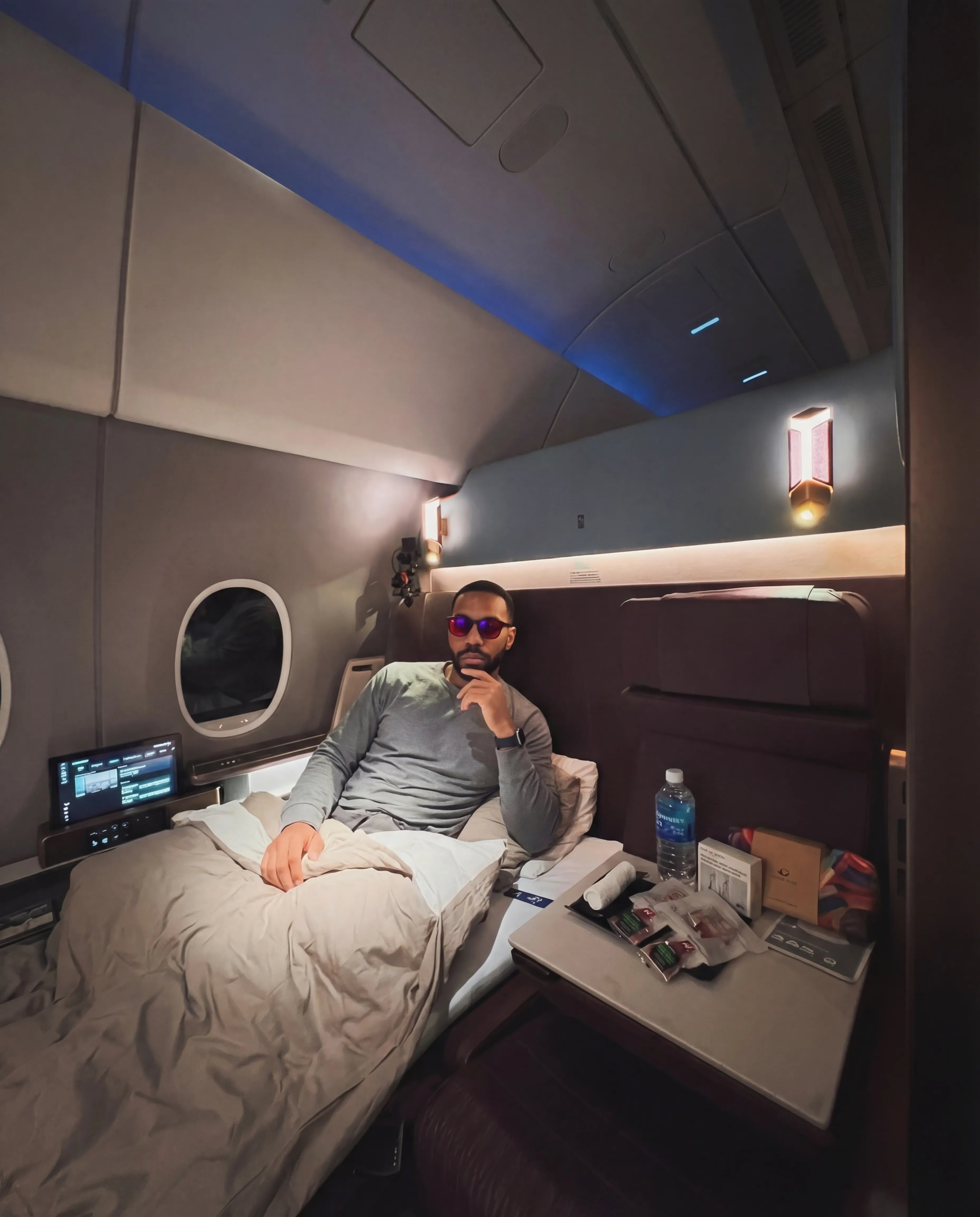 Customer travelling with Kronveil glasses