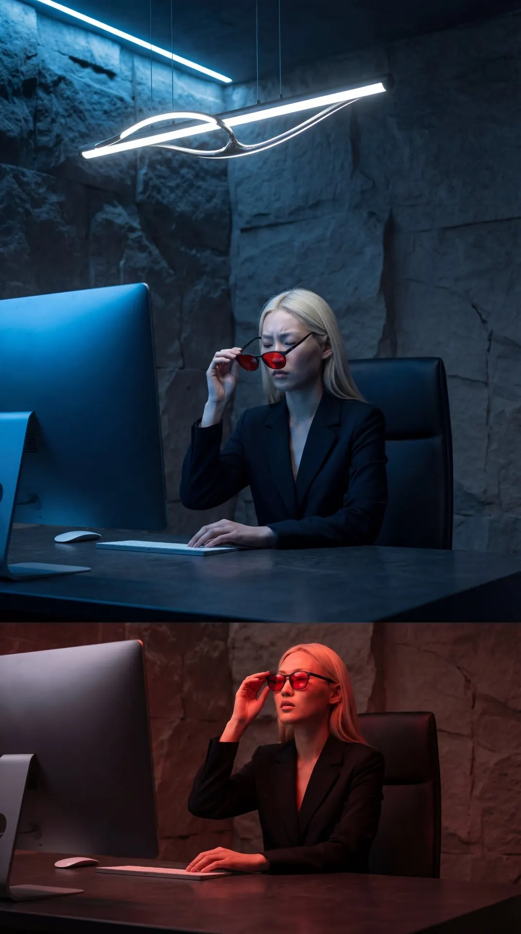 Late-night screen use